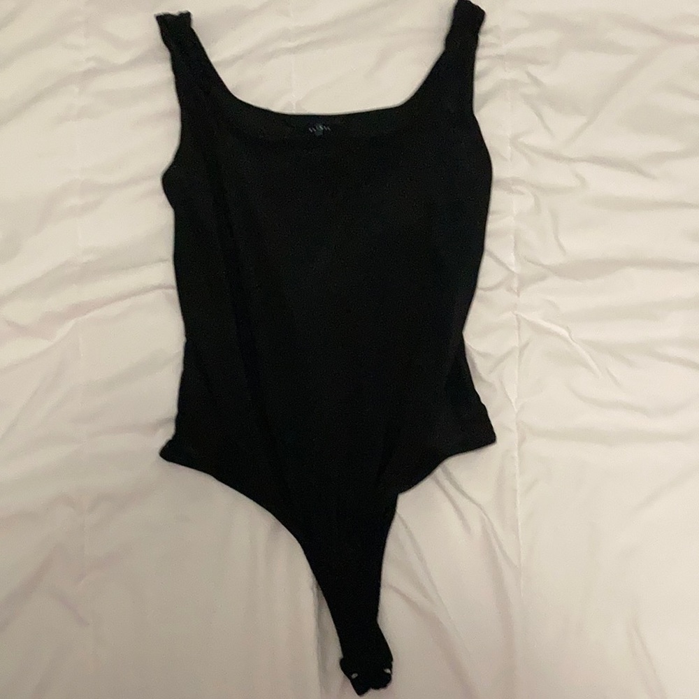 Black Tank Top Bodysuit
